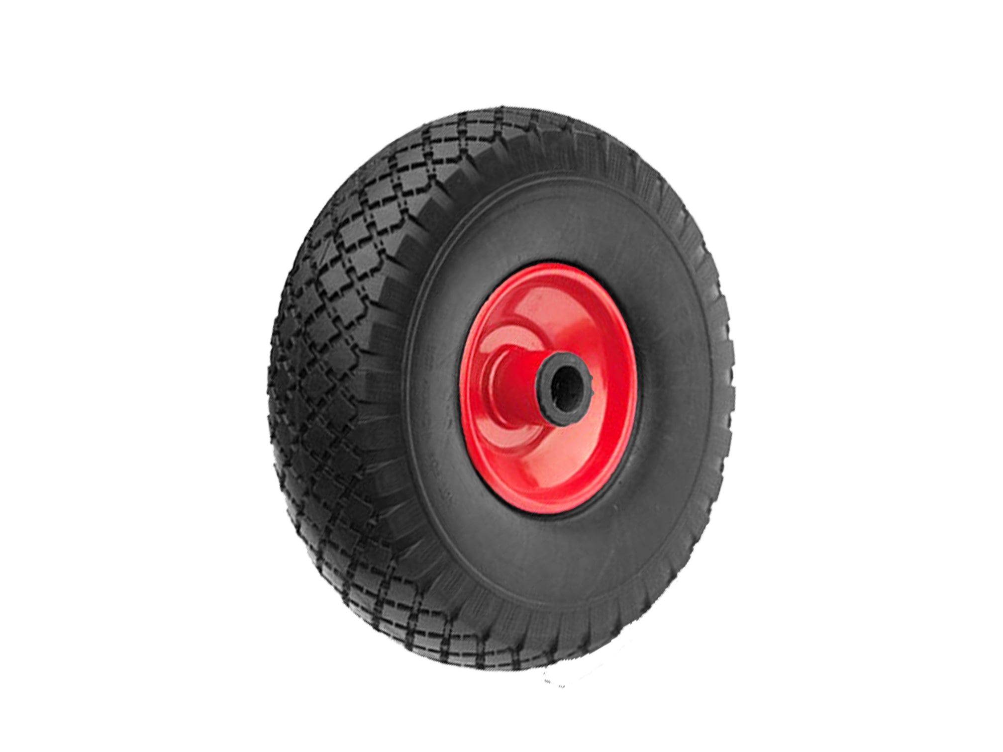 Anti-puncture wheels with SHEET METAL core in foam without inner tube for HAND TROLLEY - Spare parts wheels 3.00-4 (260x85) - FFP1107 Anti-puncture wheels with SHEET METAL core in foam without inner tube for HAND TROLLEY - Spare parts wheels 3.00-4 (260x85) - FFP1107